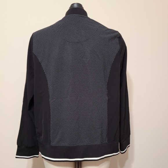 Chico's Zenergy black polkadot golf jacket - Picture 4 of 7
